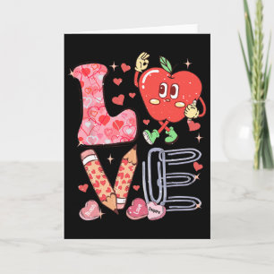Valentinstag Liebe Lehrer Shirt Candy Gespräche Karte
