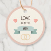 Valentinstag - Liebe liegt in der Luft Geschenkanhänger (Rückseite)