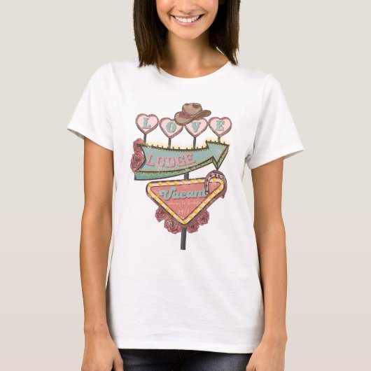Valentinstag Liebe Lodge T-Shirt (Vorderseite)
