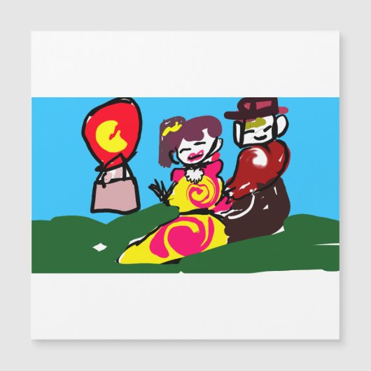 Valentinstag Liebe Magnetkarte (Vorderseite)