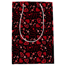 Valentinstag-Liebe Mittlere Geschenktüte