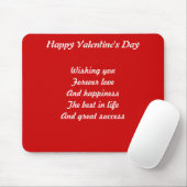 Valentinstag Liebe Mousepad (Mit Mouse)
