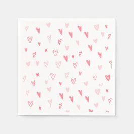 Valentinstag Liebe Muster Napkins Serviette