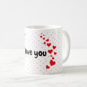 Valentinstag Liebe Paar Geschenkromane Kaffeetasse (VorderseiteRechts)