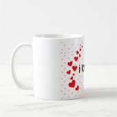 Valentinstag Liebe Paar Geschenkromane Kaffeetasse (Links)