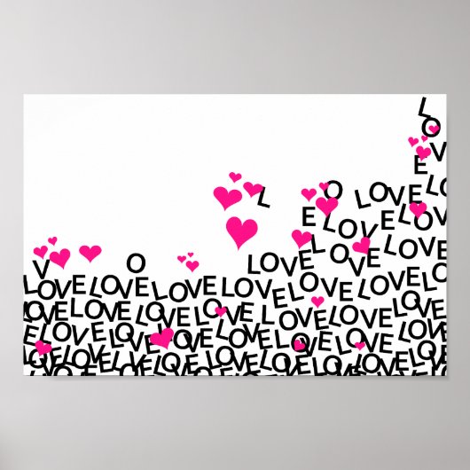 Valentinstag Liebe Poster (Vorne)