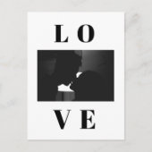 Valentinstag Liebe Postkarte (Vorderseite)