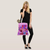 Valentinstag-Liebe-Poststempel-Tasche Tasche (Am Model)