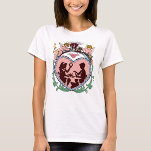 Valentinstag Liebe Rokoko-Stil mit Putten T-Shirt