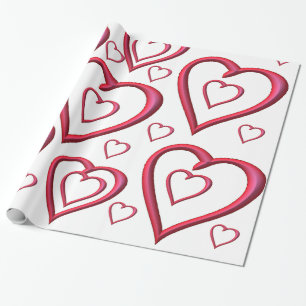 Valentinstag Liebe rosa Geschenkpapier