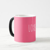 Valentinstag, Liebe, Rosa Verwandlungstasse (Vorderseite Links)