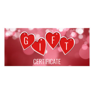 Valentinstag Liebe Rote Herzen Geschenkkarte Werbekarte
