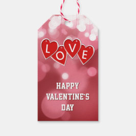 Valentinstag Liebe Rotes Herz Geschenkanhänger