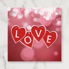 Valentinstag Liebe Rotes Herz Geschenkanhänger