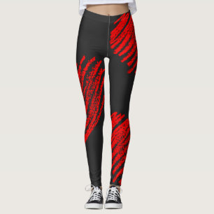Valentinstag, Liebe, Rotes Herz, Tanz, Sport Leggings