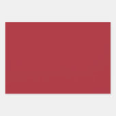 Valentinstag "Liebe" Rottypografie Muster Geschenkpapier Set (Vorderseite 3)