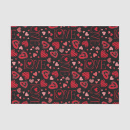 Valentinstag-Liebe Seidenpapier