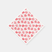 Valentinstag-Liebe Serviette (Ecke)