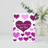 Valentinstag, Liebe Sie_ Feiertagspostkarte (Stehend Vorderseite)