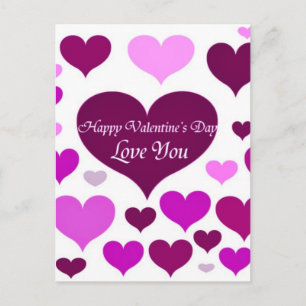 Valentinstag, Liebe Sie_ Feiertagspostkarte