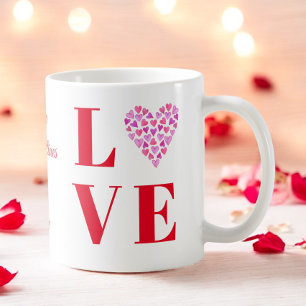 Valentinstag Liebe Skript Couple Foto Kaffeetasse