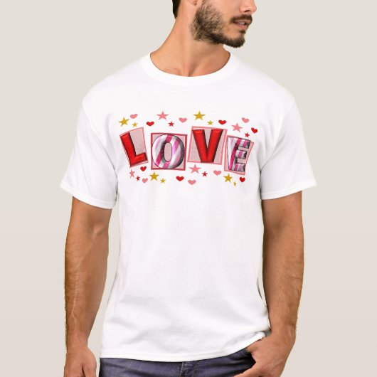 Valentinstag-Liebe T-Shirt (Vorderseite)
