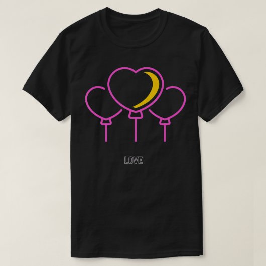 Valentinstag-Liebe T-Shirt (Design vorne)