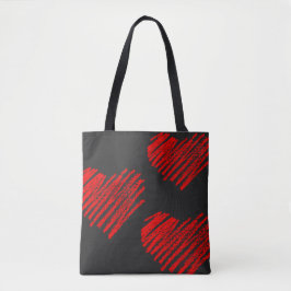 Valentinstag, Liebe-Tasche, rote Herz-Tasche Tasche