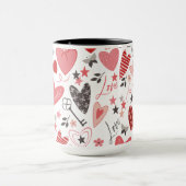 Valentinstag Liebe Tasse (Zentrum)