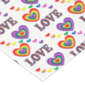 Valentinstag-Liebe Tischdecke (Schrägansicht)