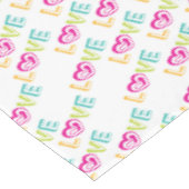 Valentinstag-Liebe Tischdecke (Schrägansicht)