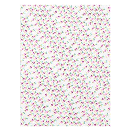 Valentinstag-Liebe Tischdecke (Vorderseite)