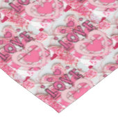 Valentinstag-Liebe Tischdecke (Schrägansicht)