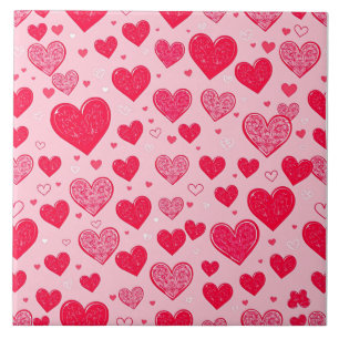 Valentinstag Liebe-Valentinstag Herzen Fliese