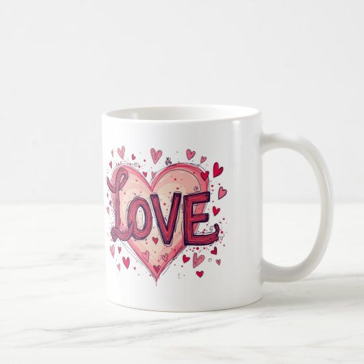 Valentinstag Liebe Valentinstag Kaffeetasse (Rechts)