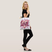 Valentinstag Liebe Valentinstag Tasche (Am Model)