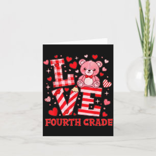 Valentinstag Liebe Viertklässler Lehrer Karte