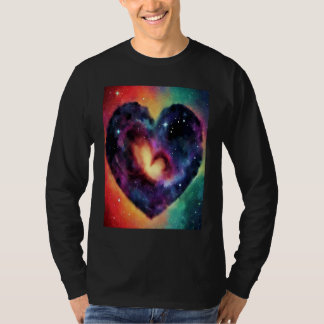 Valentinstag Liebes Herz Galaxy Freundin Verlobte T-Shirt