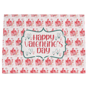 Valentinstag-Liebesgeschenktasche Große Geschenktüte