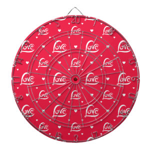Valentinstag Liebesherz Dartscheibe