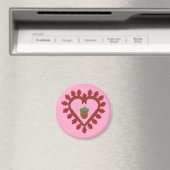 Valentinstag Liebesherz Eichel Magnet (In Situ (Geschirrspüler))