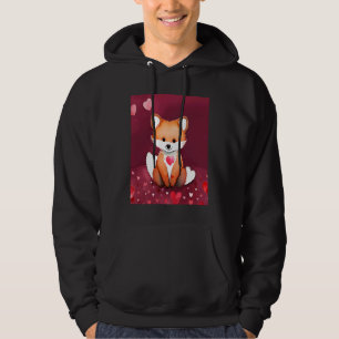 Valentinstag Liebesherz Fuchs Teddy Freundin Fi Hoodie