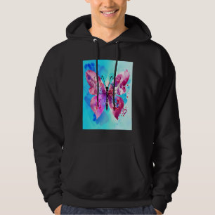 Valentinstag Liebesherz Schmetterling Freundin Ver Hoodie