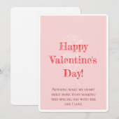 Valentinstag-Liebeskarte Feiertagskarte (Vorne/Hinten)