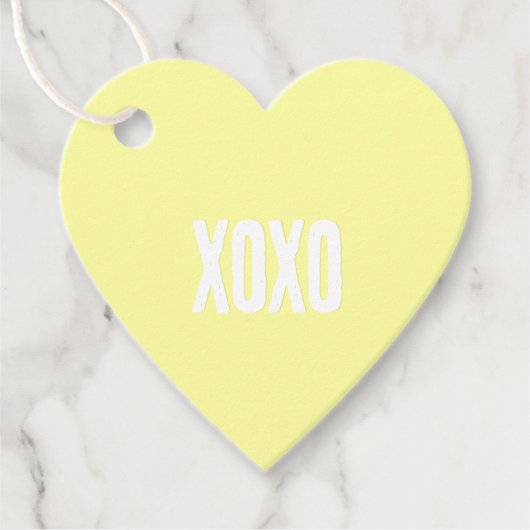 Valentinstag Liebesmarken Geschenkanhänger (Vorderseite)