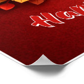 Valentinstag-Liebeszitat Poster (Ecke)