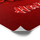 Valentinstag-Liebeszitat Poster (Ecke)