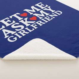 Valentinstag Ließ Ich Fragte meine Freundin Sherpadecke