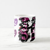 Valentinstag lila Liebe  Kaffeetasse (Mittel)