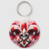 Valentinstag-Lilie Schlüsselanhänger (Rückseite)